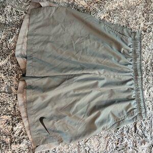 Nike Light Gray Sports Shorts